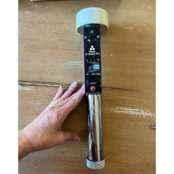 Biotest Hycon Air Sampler RCS 940015 Analog w/ Impeller Drum, Blade & Case - Picture 5 of 6